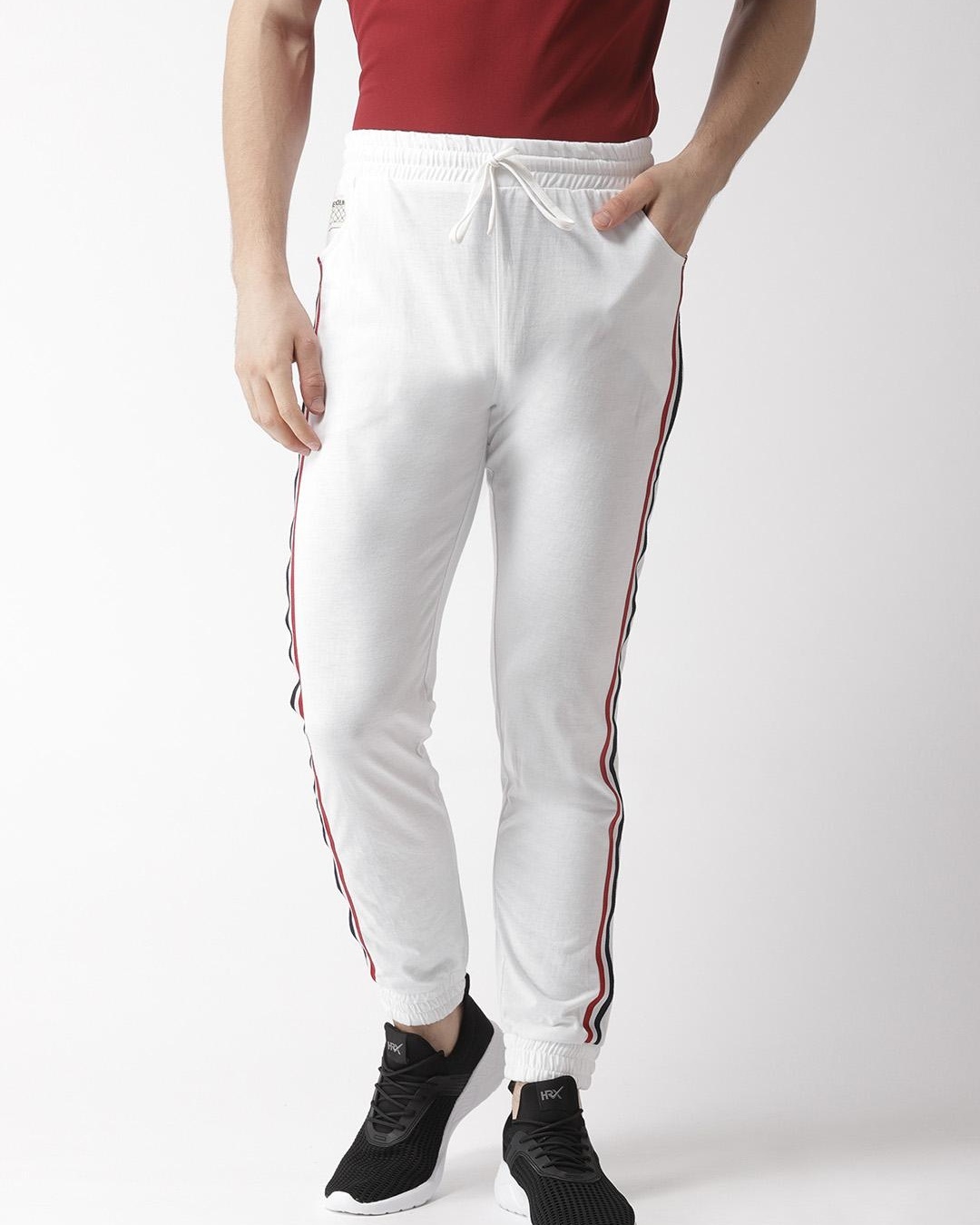striped joggers