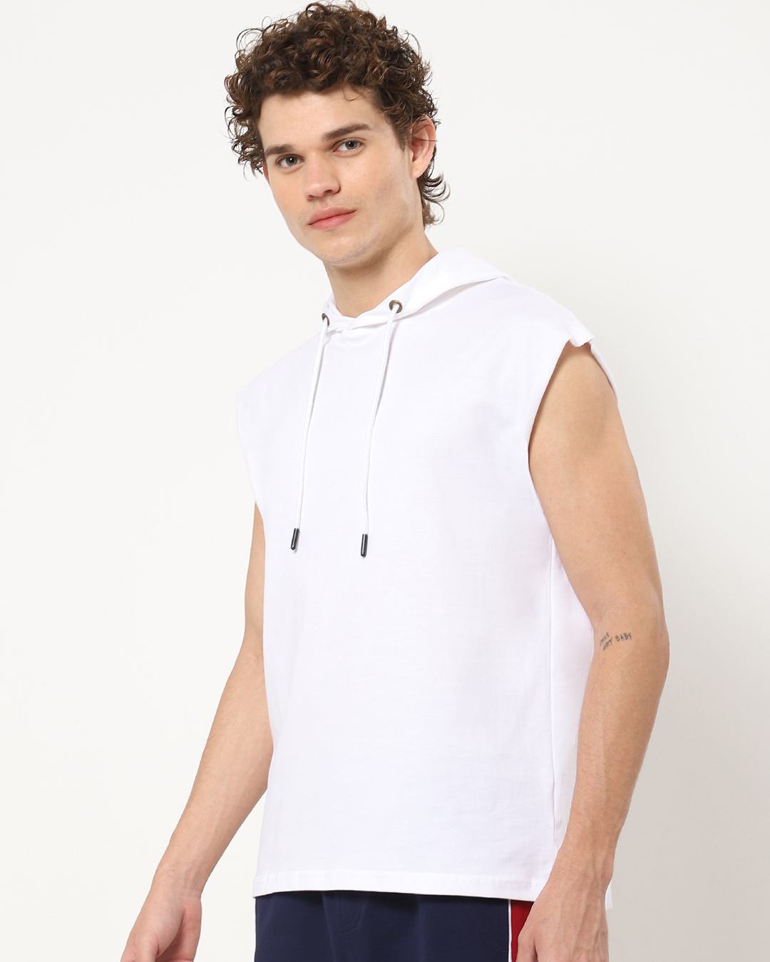 Oversized cheap sleeveless hoodie