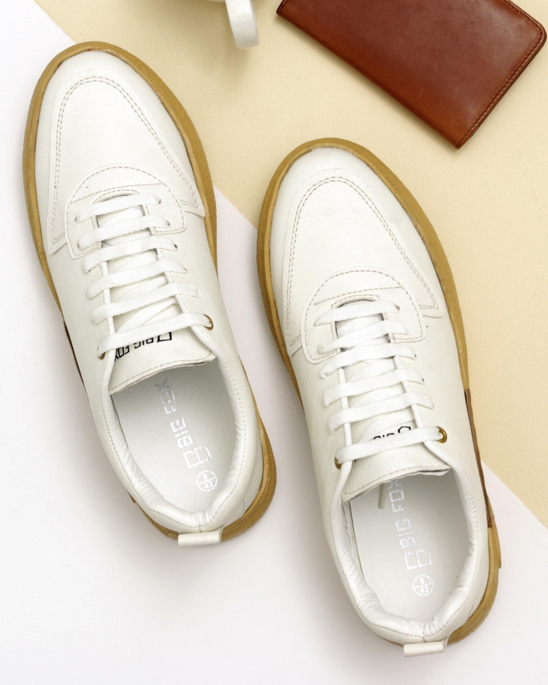 Buy Men's White Sneakers Online in India at Bewakoof