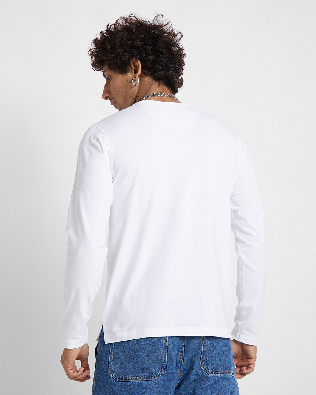 Buy Men's White T-shirt Online at Bewakoof