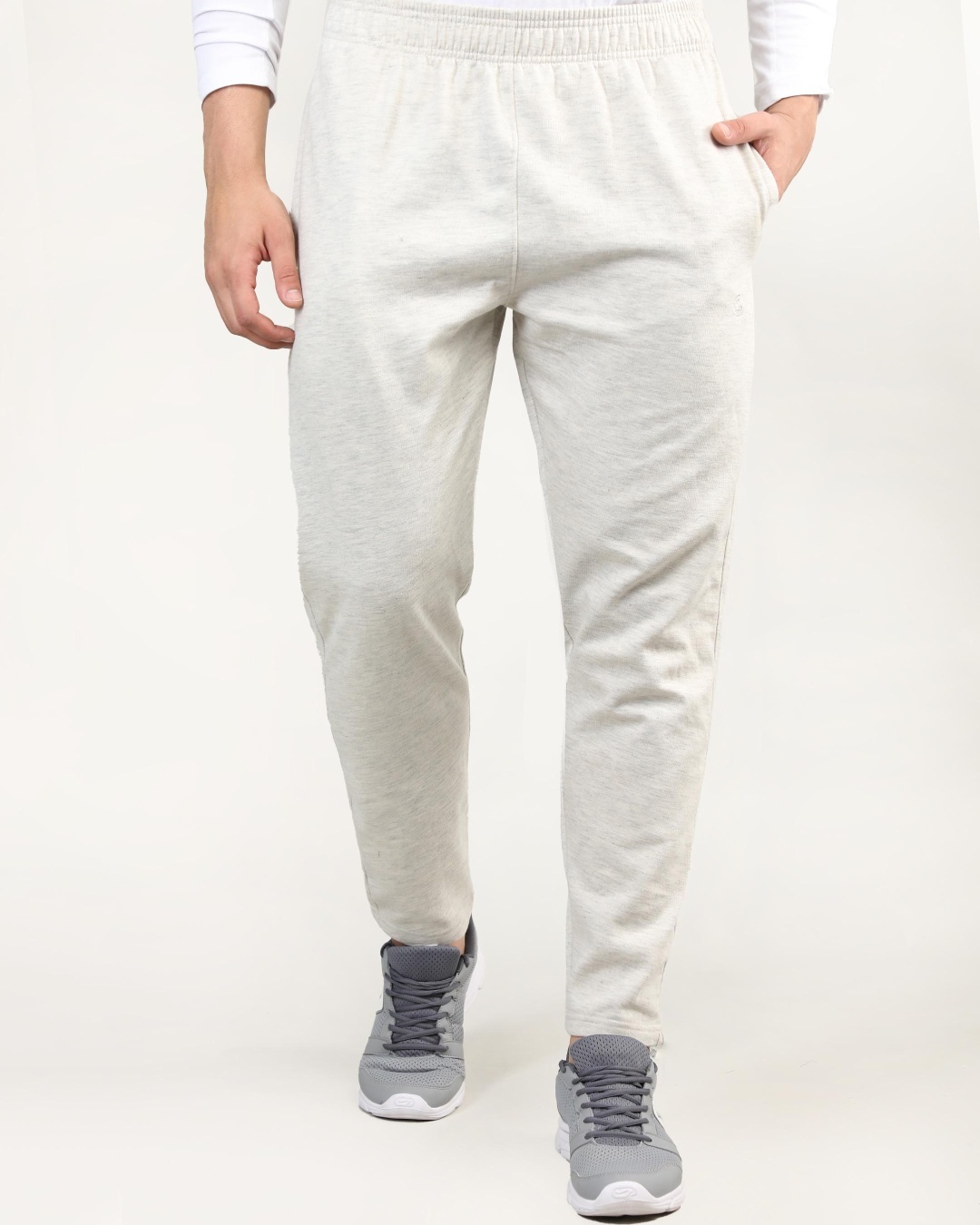 Buy Men's White Track Pants Online at Bewakoof