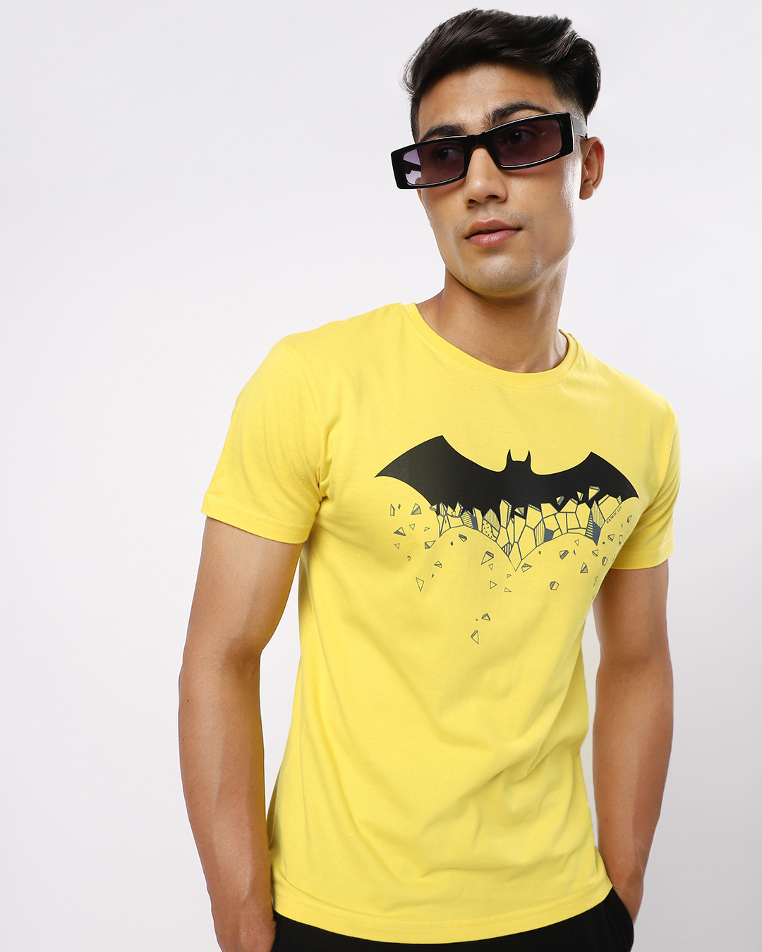 Buy Men's Yellow Batman T-shirt for Men yellow Online at Bewakoof