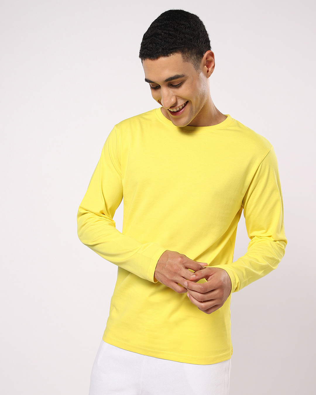 Shop Men's Yellow Birthday T-shirt-Back