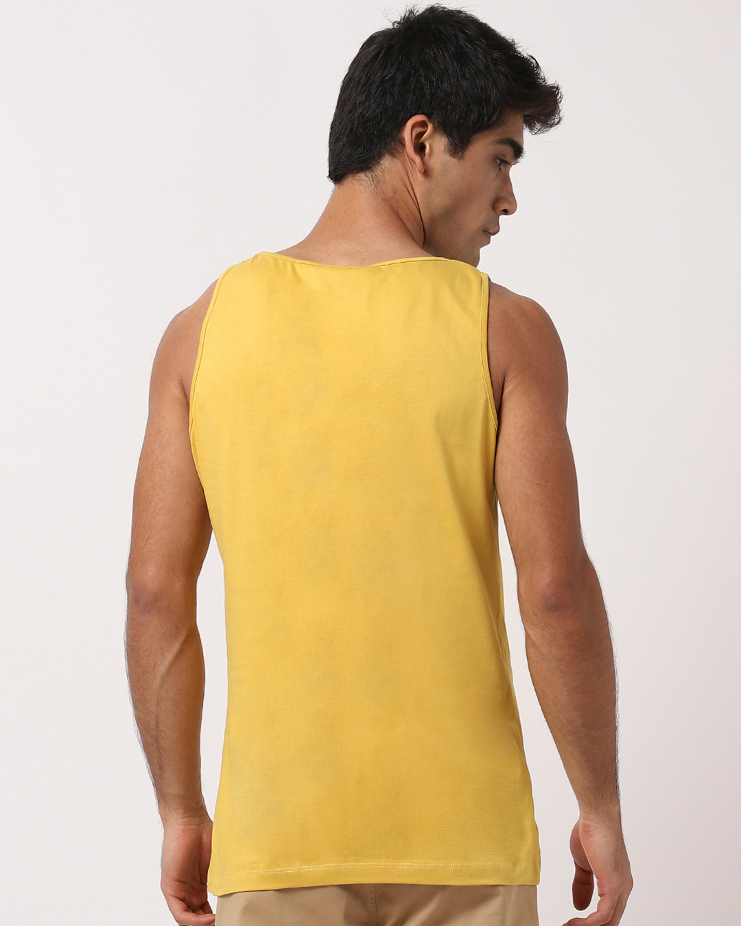 Shop Men's Yellow Off The Road Vest-Back