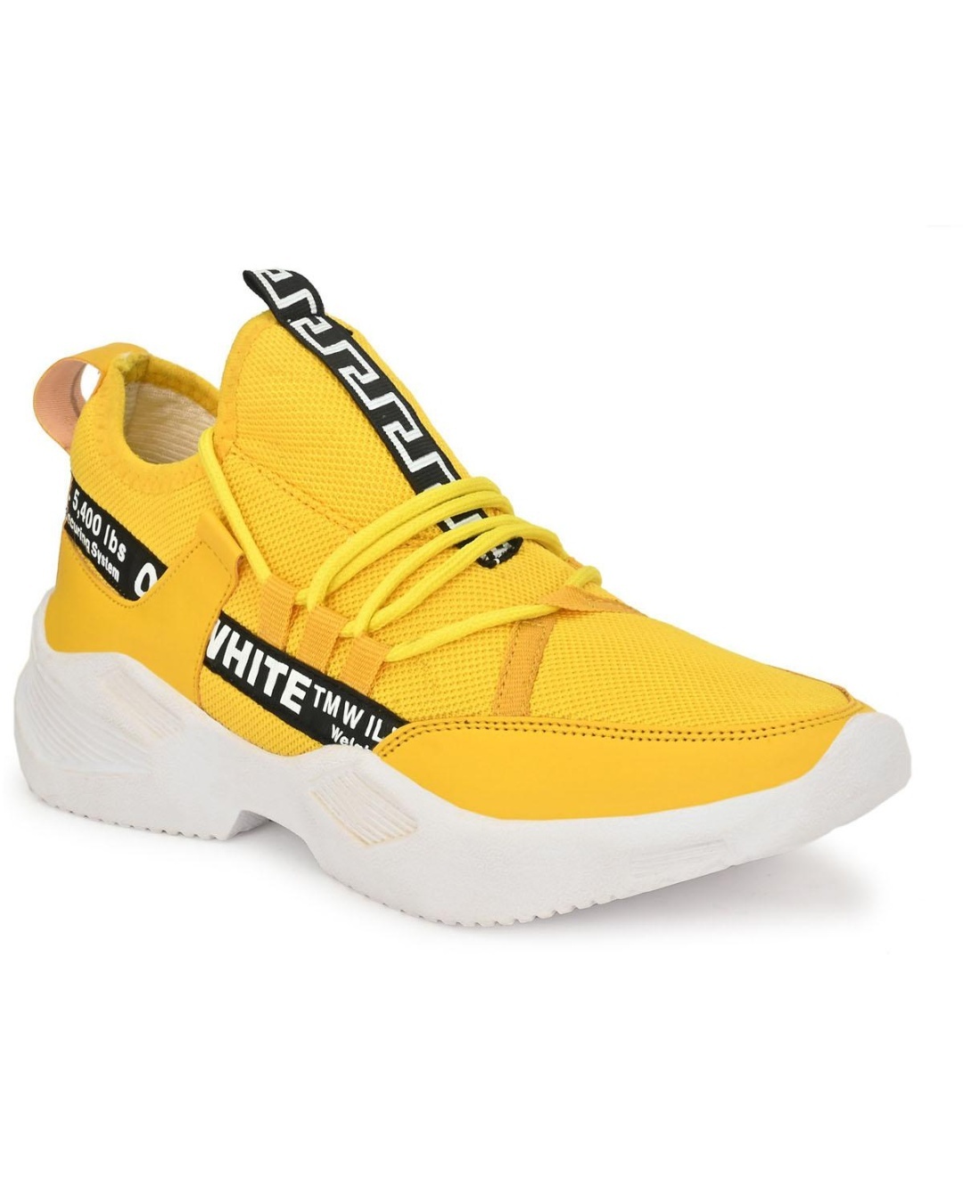 Buy Men's Yellow Printed Sports Shoes Online in India at Bewakoof