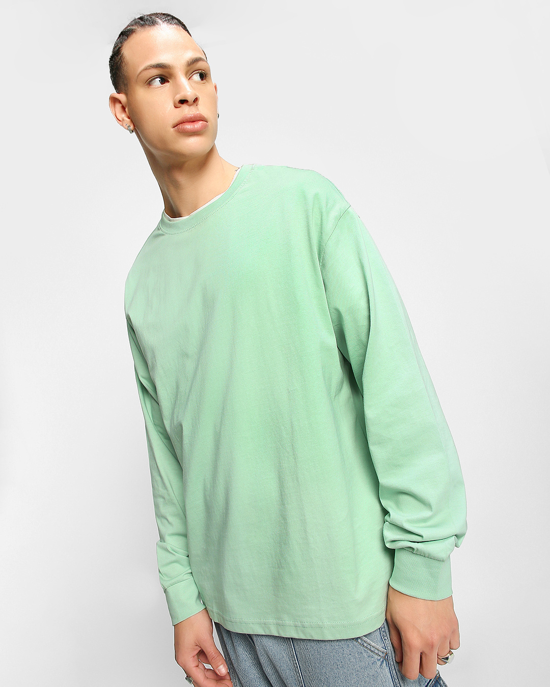 Buy Men's Green Oversized T-shirt Online at Bewakoof