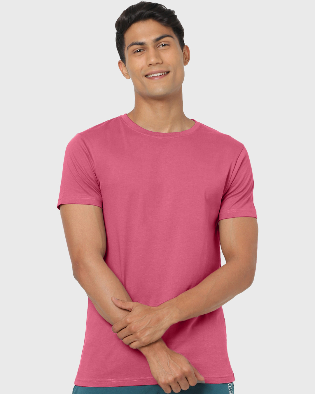 Shop Pack of 2 Men's White & Slate Rose T-shirt-Back