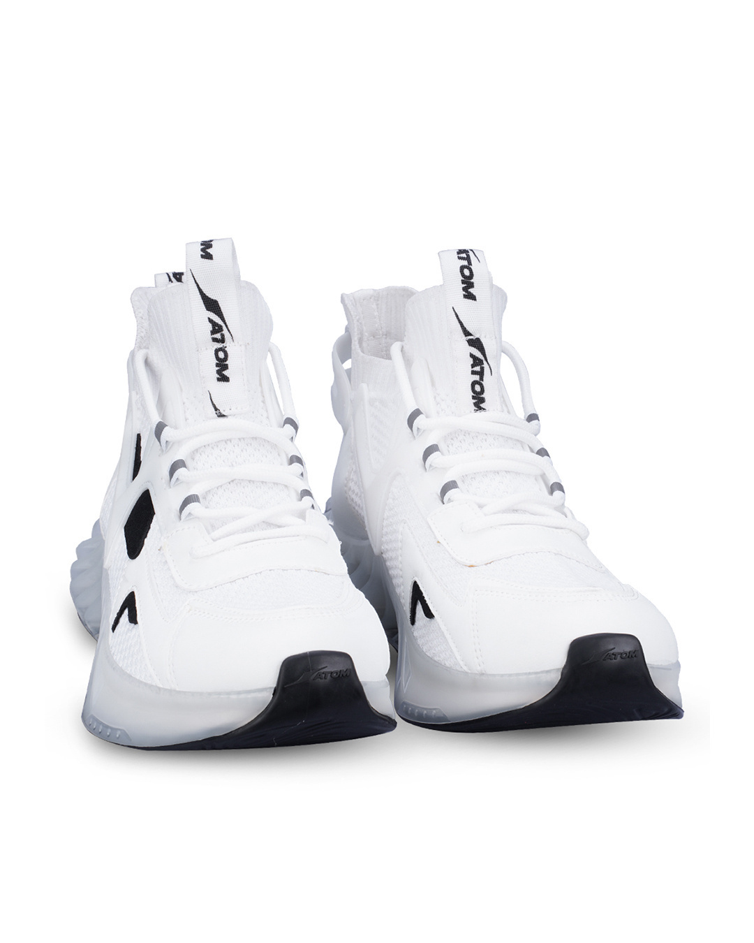 Shop Men's White Speed Rider High-Top Sneakers-Back