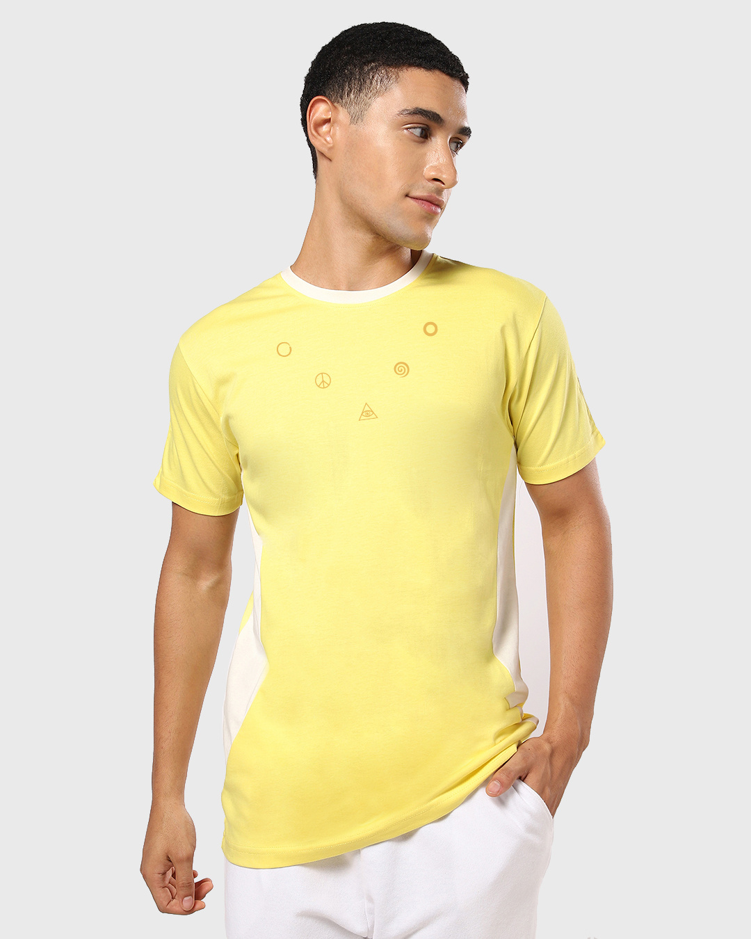 Shop Men's Yellowtail Hope Street Typography T-shirt-Back