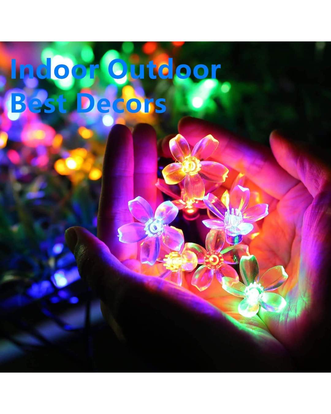 Shop 20 LED 4 Meter Multicolor Blossom Flower Fairy Decoration Lights-Back