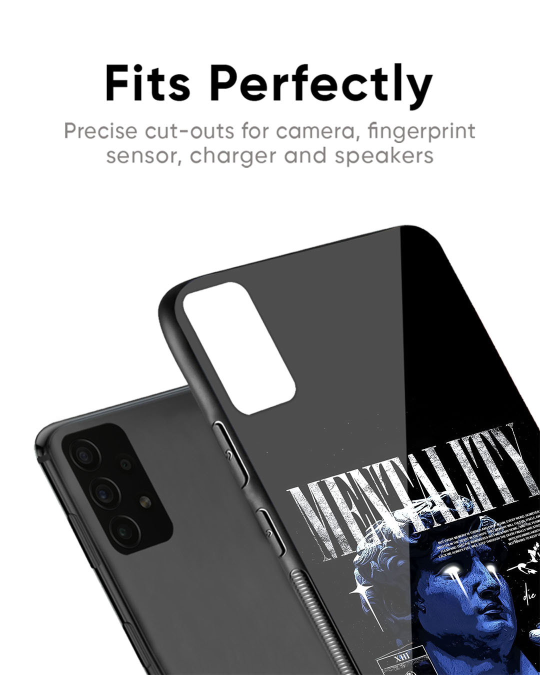 Shop Mentality Memories Premium Glass Case for OnePlus 8 (Shock Proof, Scratch Resistant)-Back