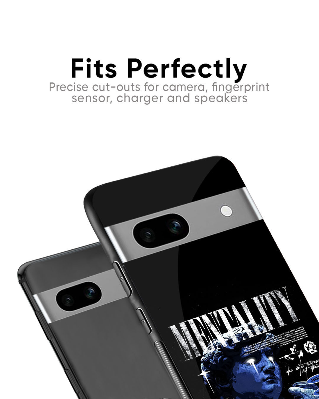 Shop Mentality Memories Premium Glass Cover for Google Pixel 6a (Shock Proof, Scratch Resistant)-Back