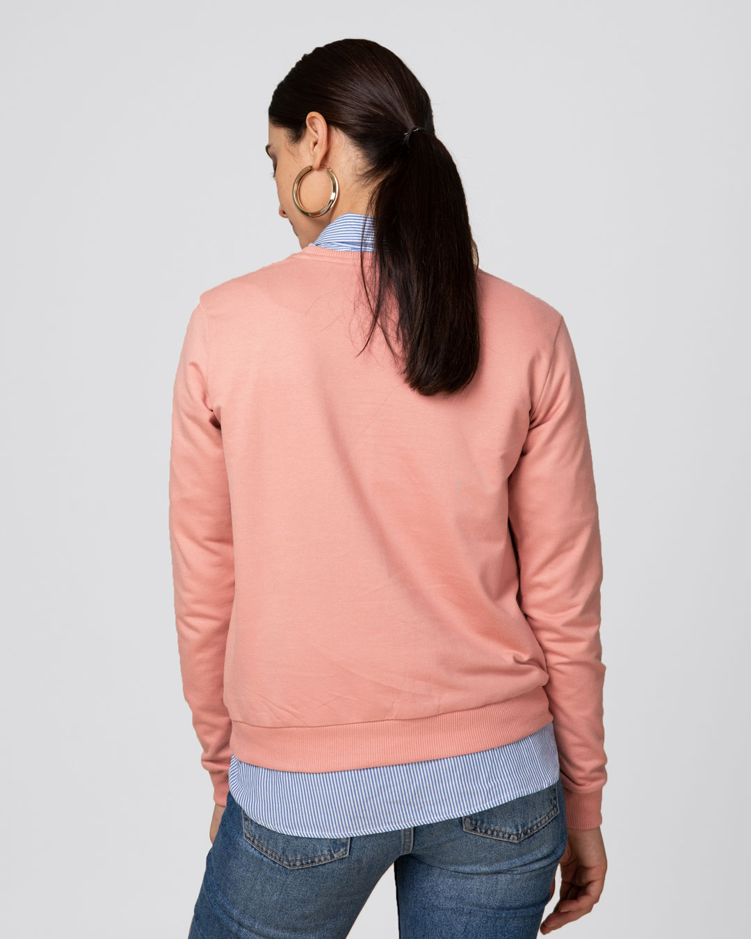 Shop Meowsic Fleece Light Sweatshirt-Back