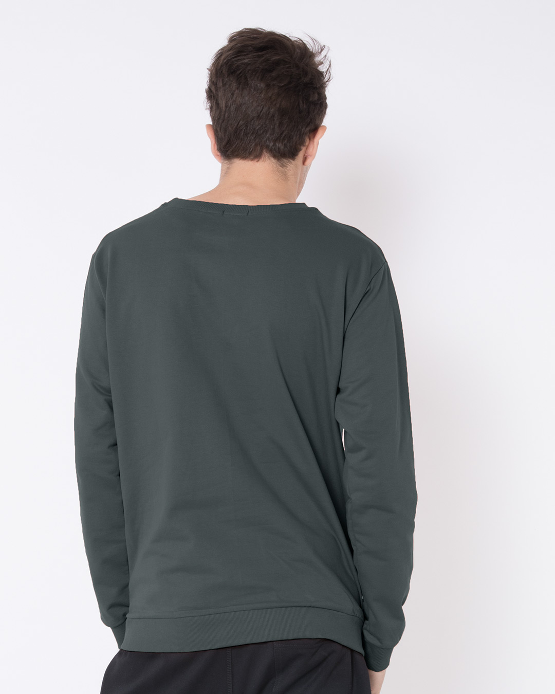Shop Merged Mickey Glow In Dark Fleece Light Sweatshirt (DL)-Back