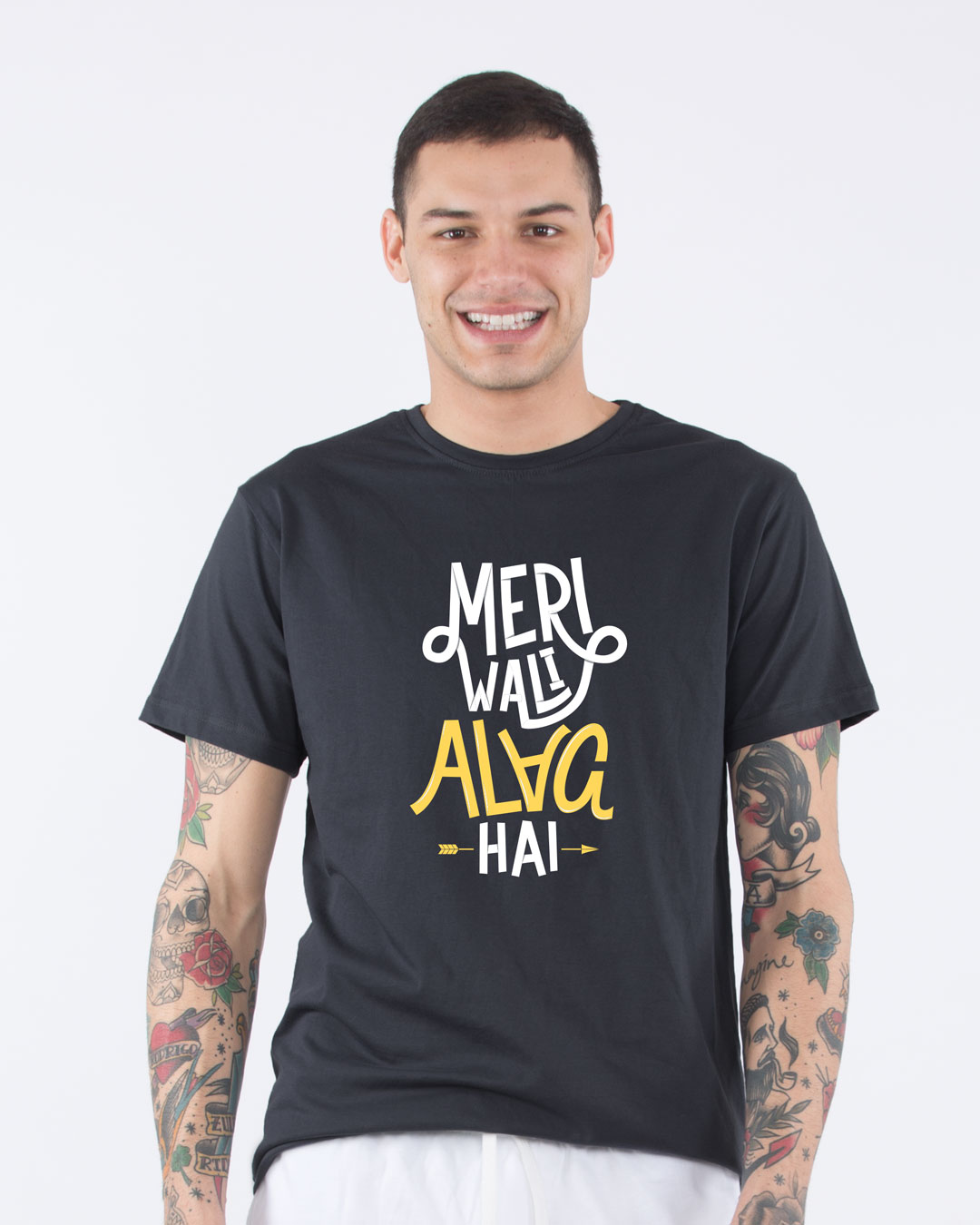 Shop Meri Wali Half Sleeve T-Shirt-Back
