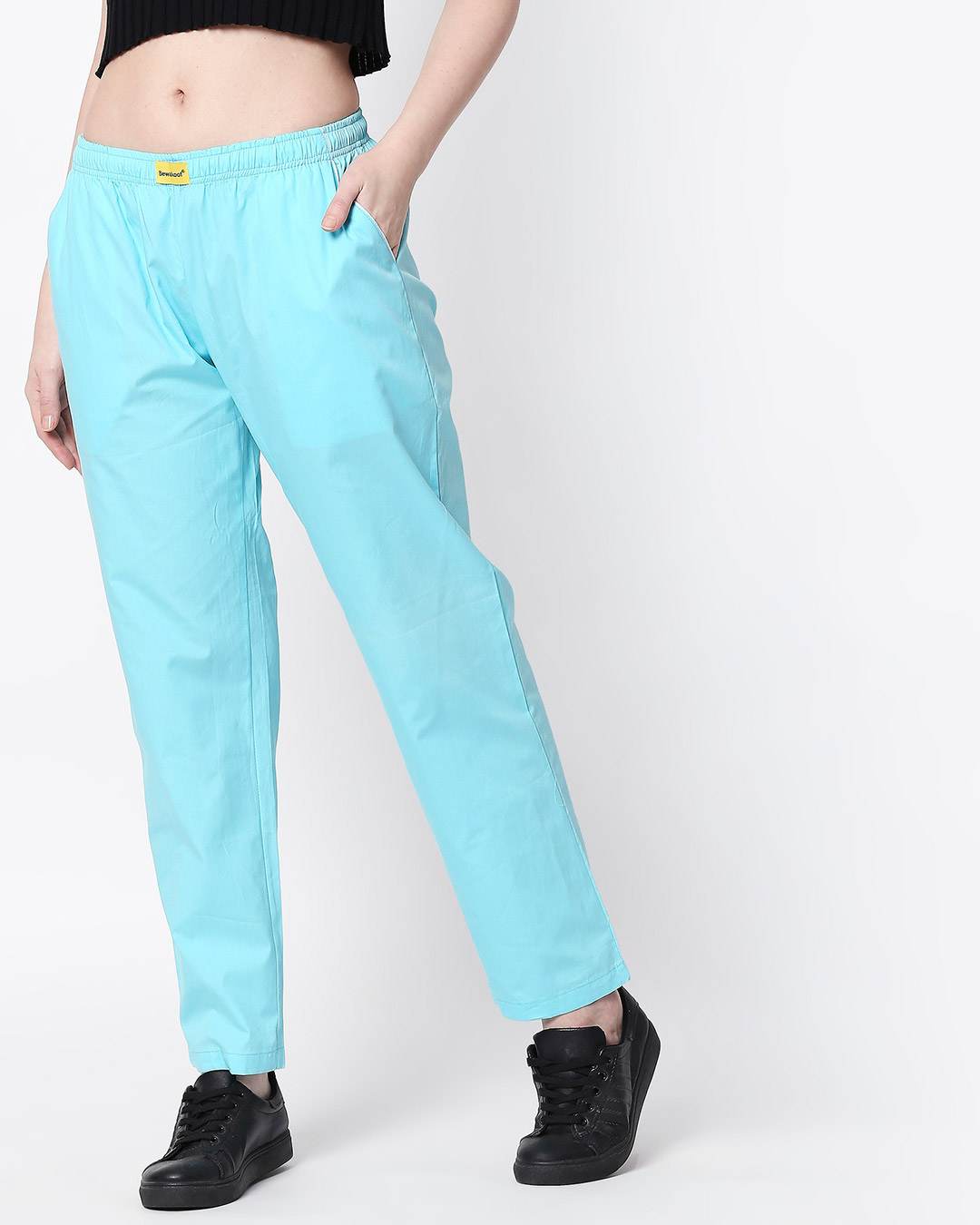 Shop Merlin Blue Plain Pyjama-Back