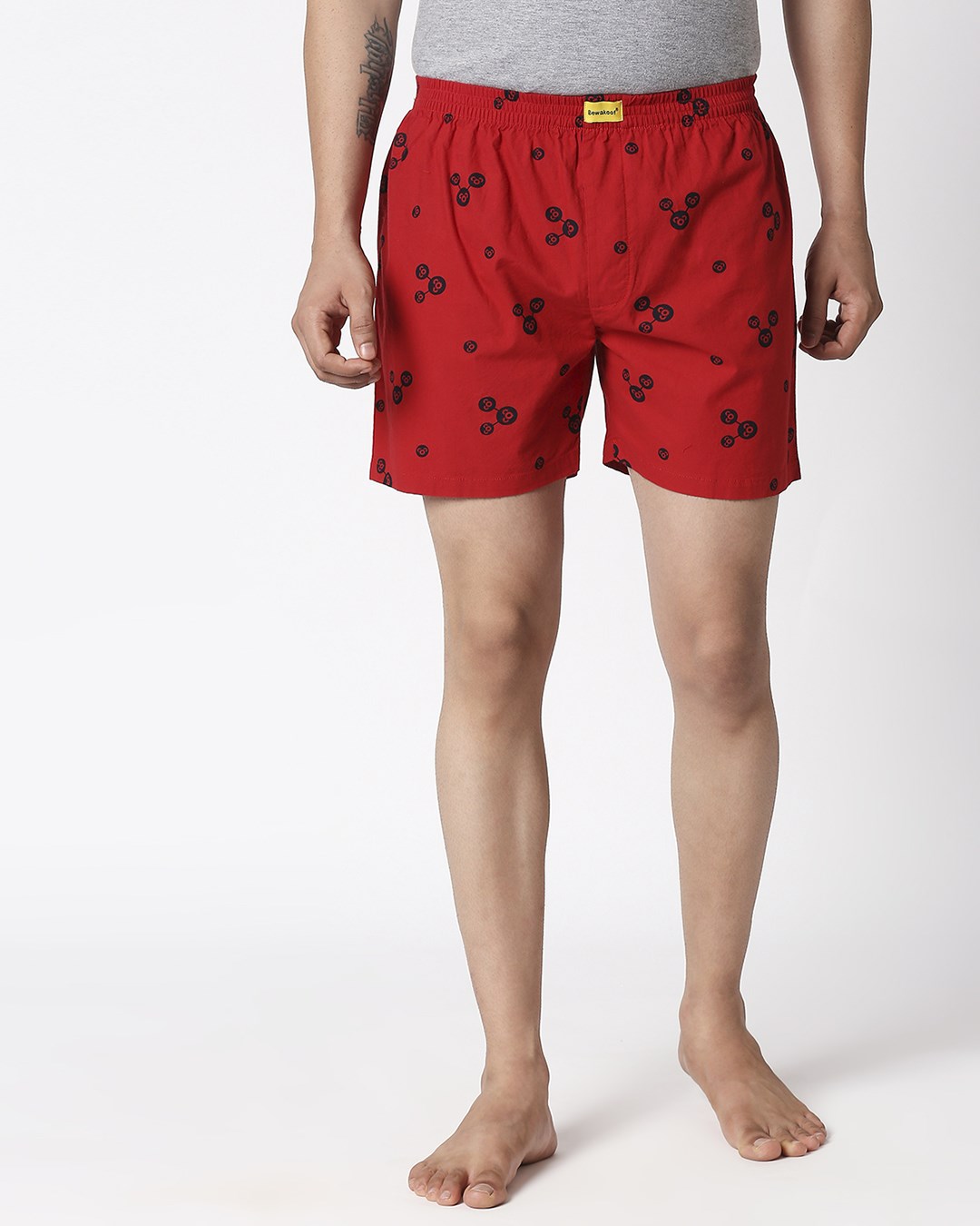 Shop Metal Gear Red Boxers-Back