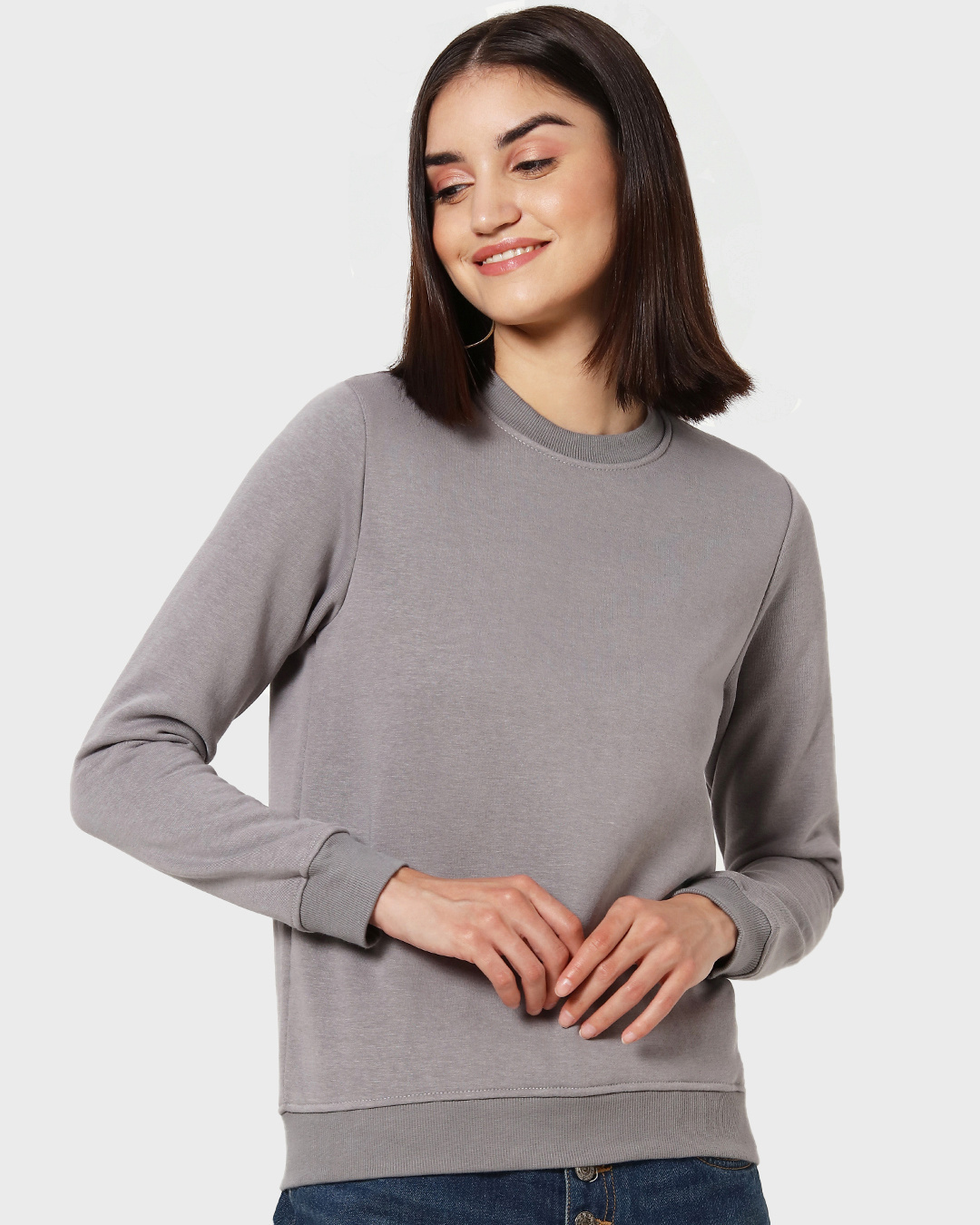 Shop Women's Meteor Grey Sweater-Back