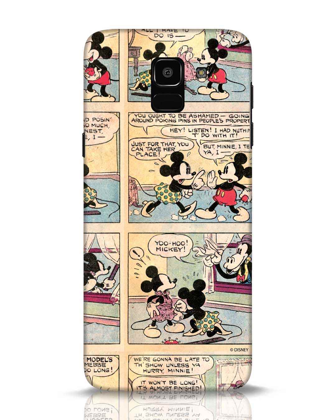 Buy Mickey Comic Samsung Galaxy J6 Mobile Cover Dl For Unisex Samsung Galaxy J6 Online At Bewakoof 6338