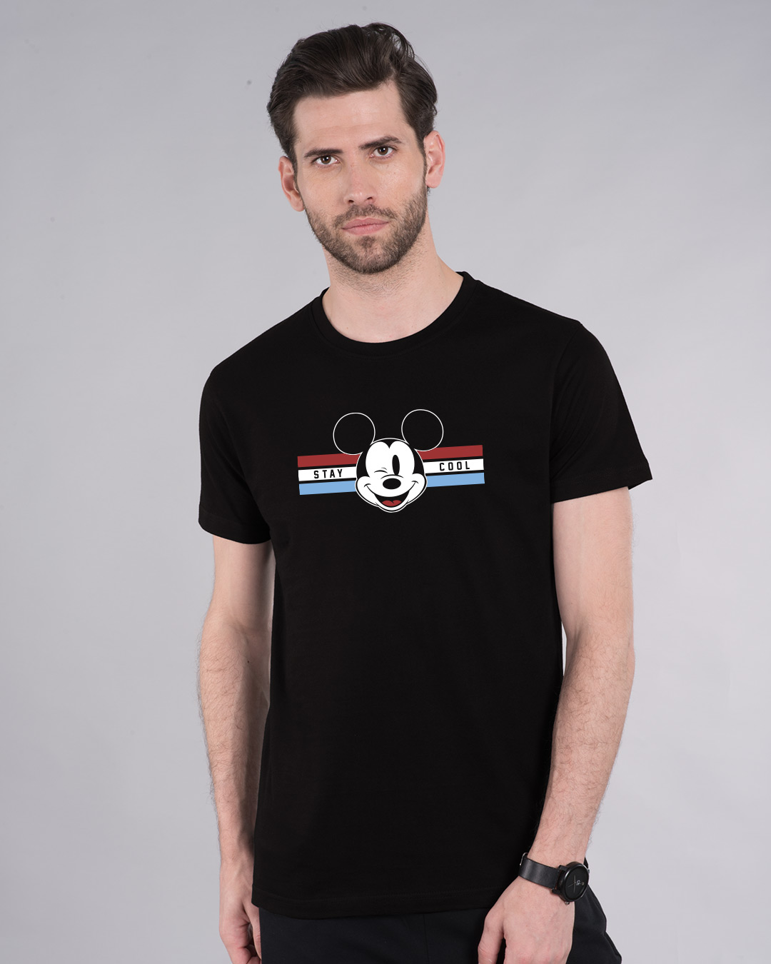 Shop Mickey Cool Half Sleeve T-Shirt (DL)-Back