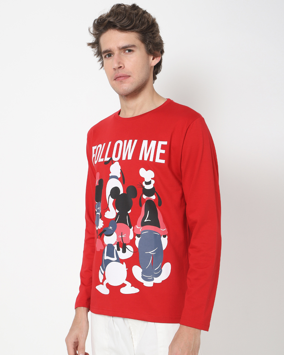 Shop Mickey Fam Follow Me Full Sleeve T-shirt-Back