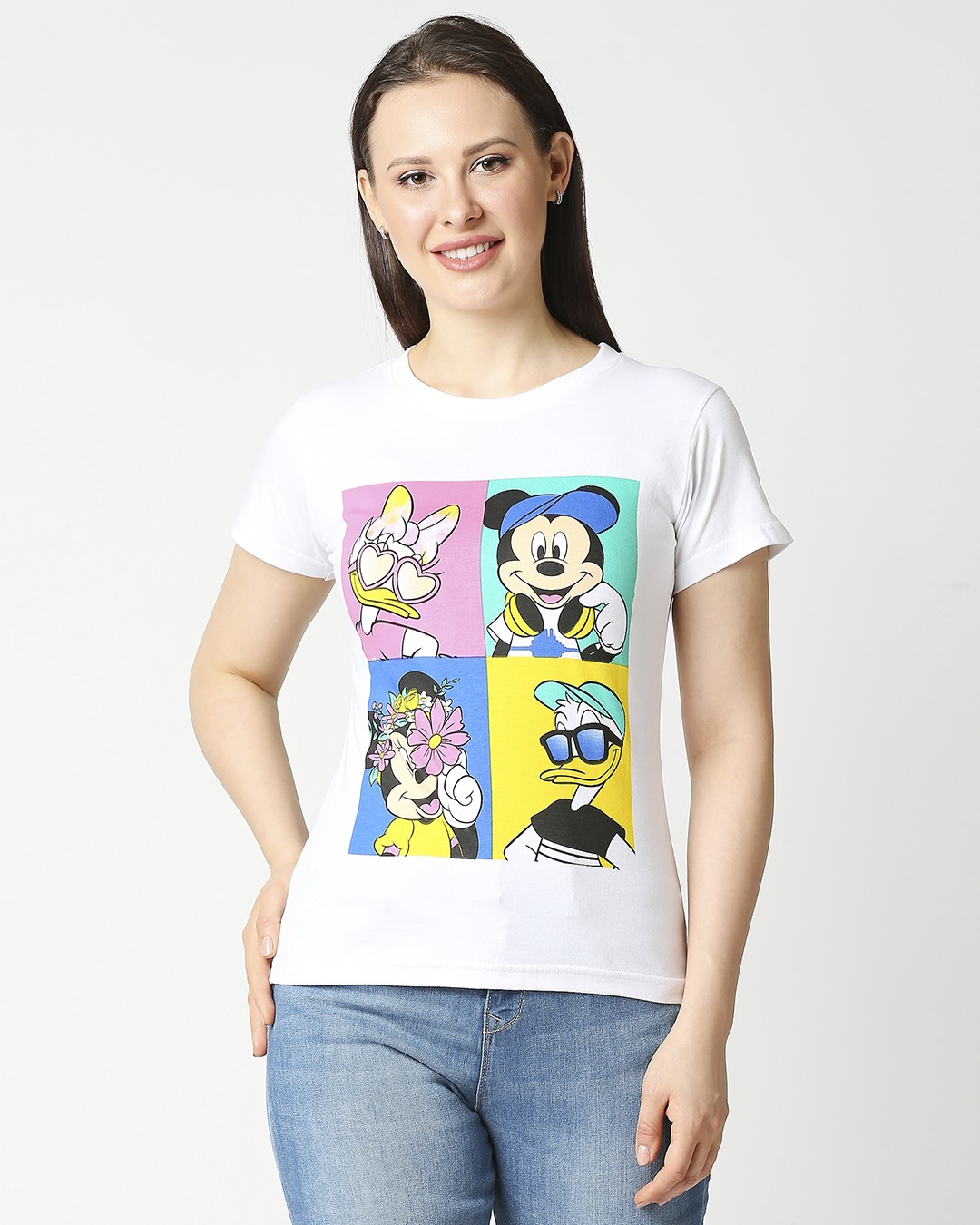 Shop Mickey Gang Half Sleeve Hyper Print T-Shirt (DL)-Back