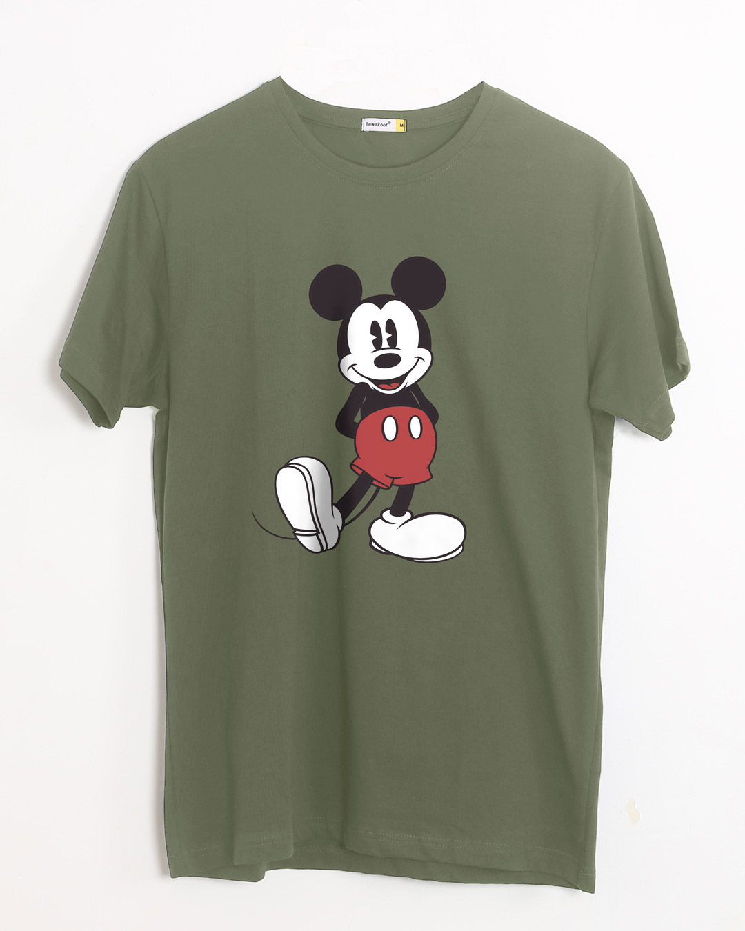 Mickey Mouse Half Sleeve T-Shirt - Mickey Mouse (DL) Mens T-Shirts@Best ...
