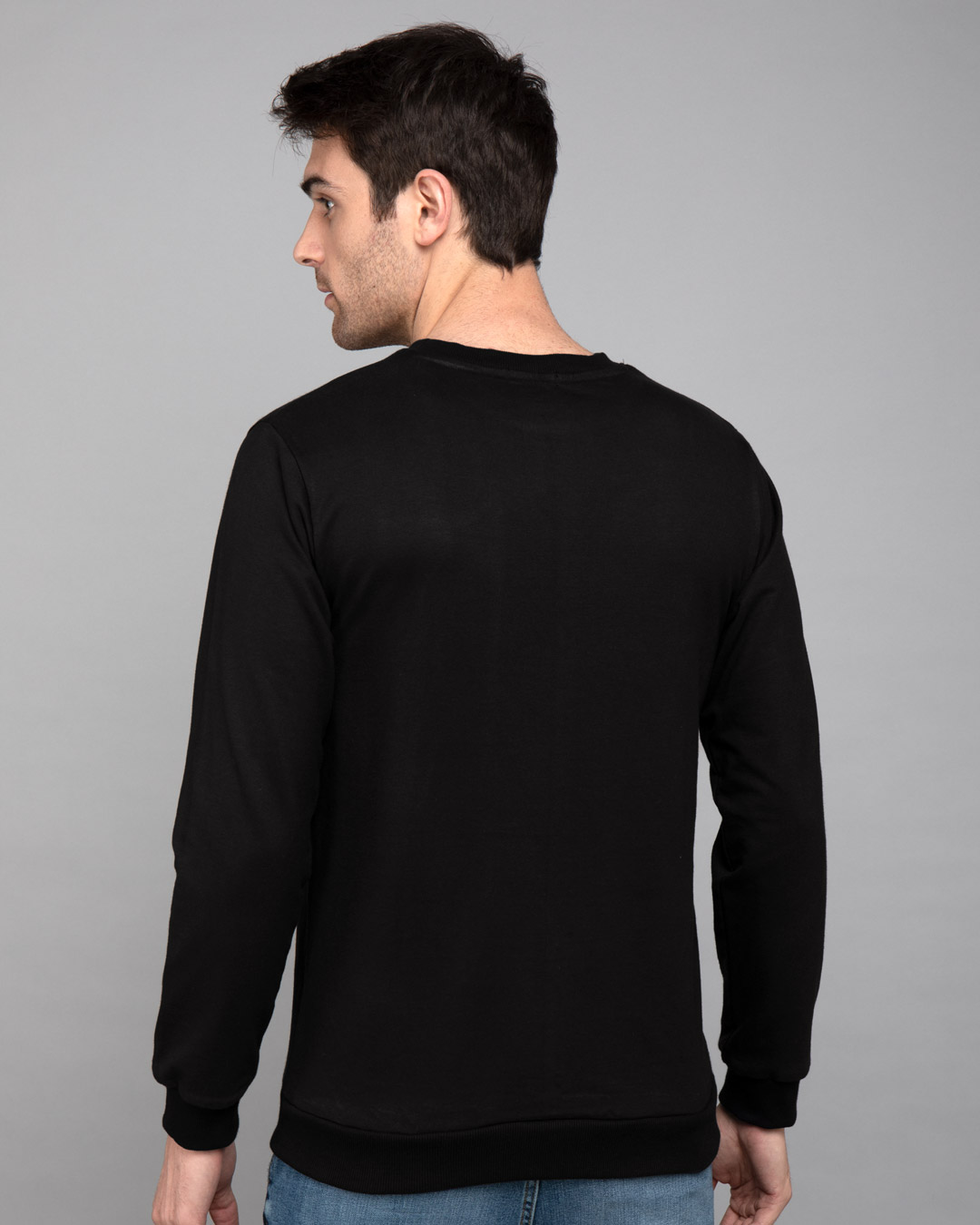 Shop Mickey Peace Fleece Light Sweatshirt (DL)-Back