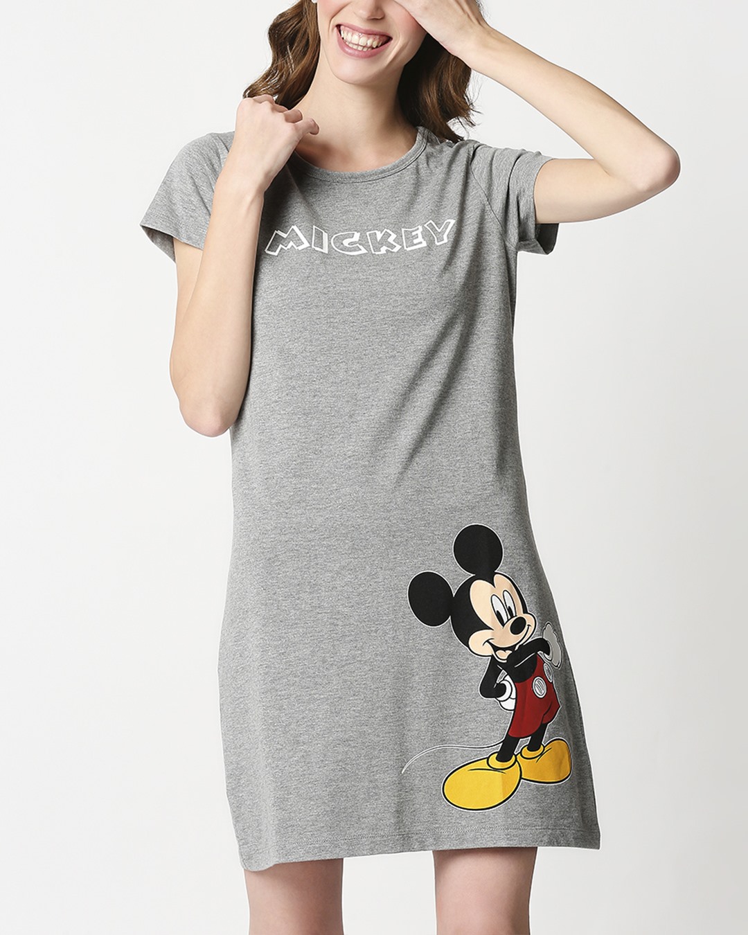 Shop Mickey Printed Night T-Shirt Dress-Back
