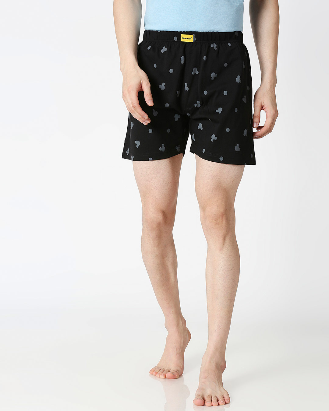 Shop Mickey silhouette AOP Boxer Printed (DL)-Back