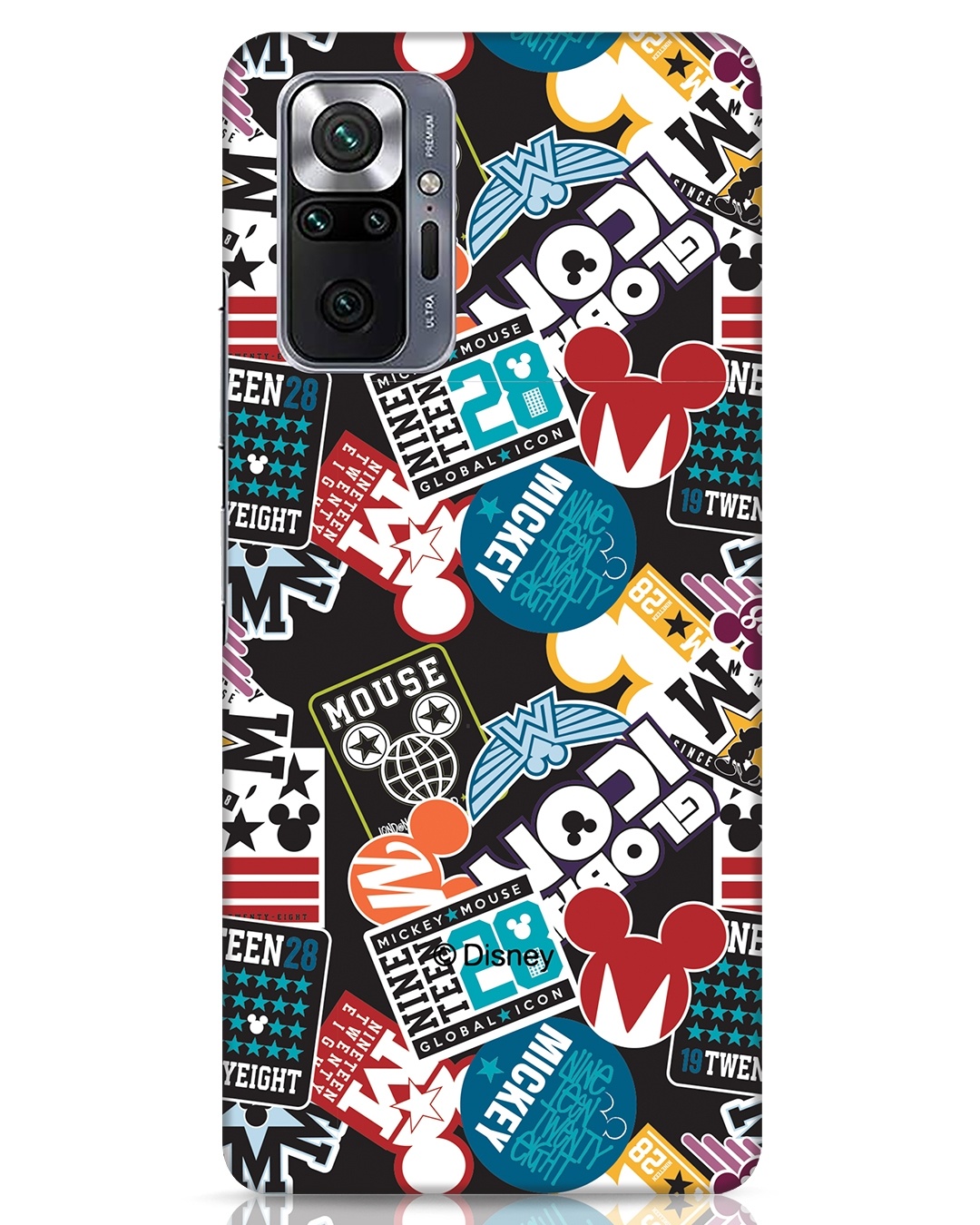 Buy Mickey Ticket Designer Hard Cover For Xiaomi Redmi Note 10 Pro Max Online In India At Bewakoof 9612