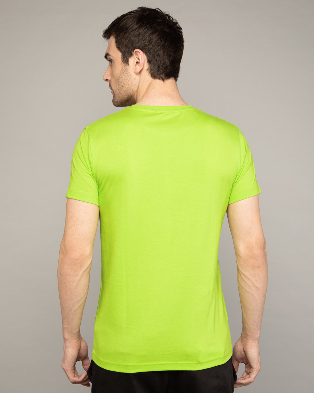 Shop Mike W Half Sleeve T-Shirt (DL)-Back