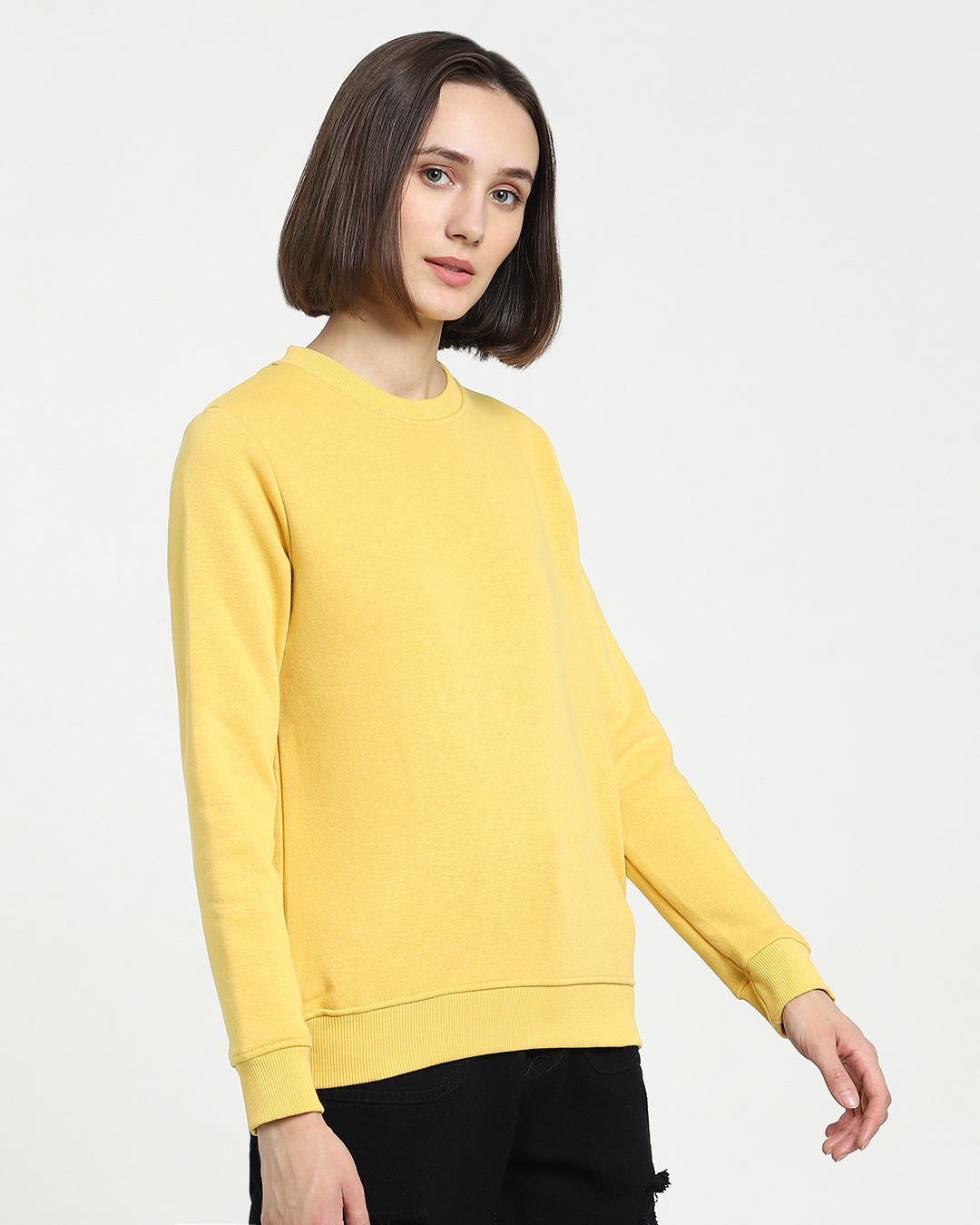 Shop Women's Yellow Sweater-Back