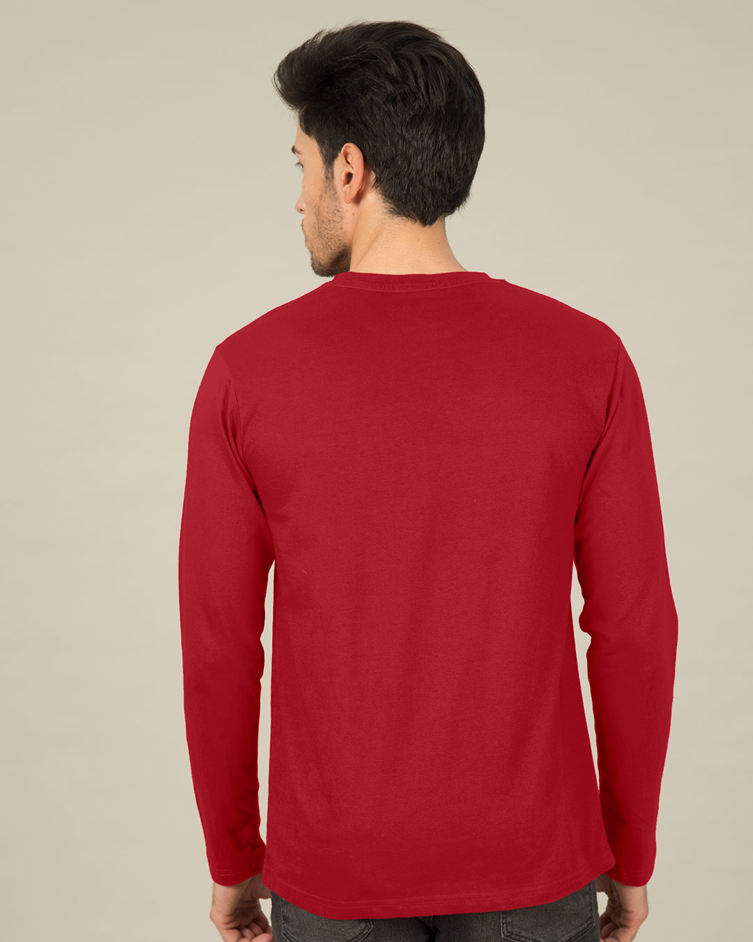 Shop Minimal Harry Potter Full Sleeve T-Shirt (HPL)-Back