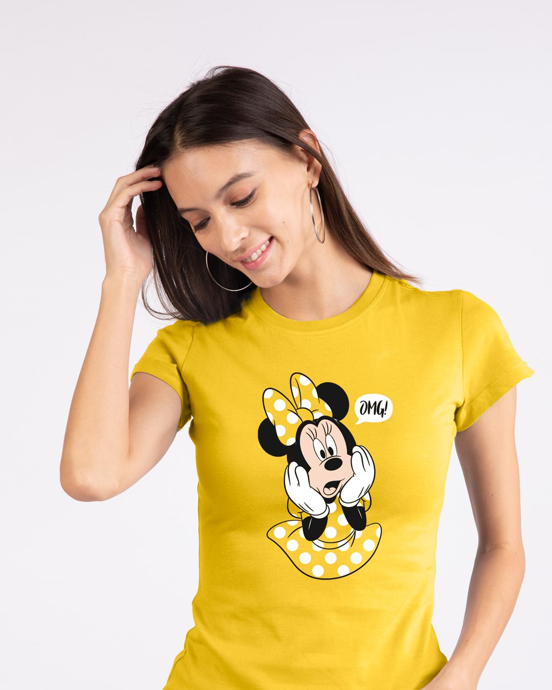 Minnie Says Omg Half Sleeve T-Shirt (DL)