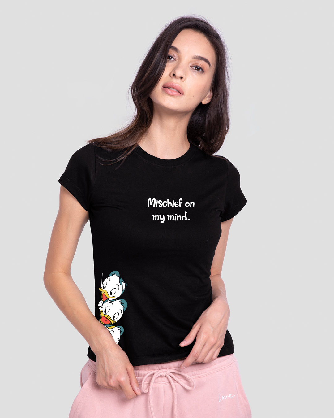 Shop Mischief Mind Half Sleeve T-Shirt (DL)-Back