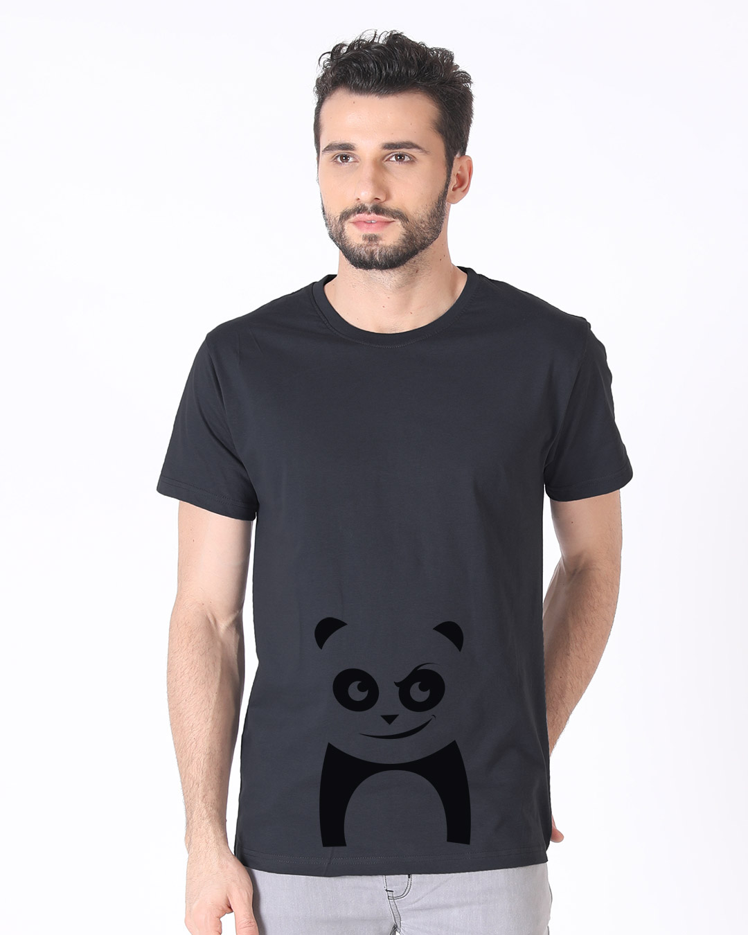 Shop Mischief Panda Half Sleeve T-Shirt-Back