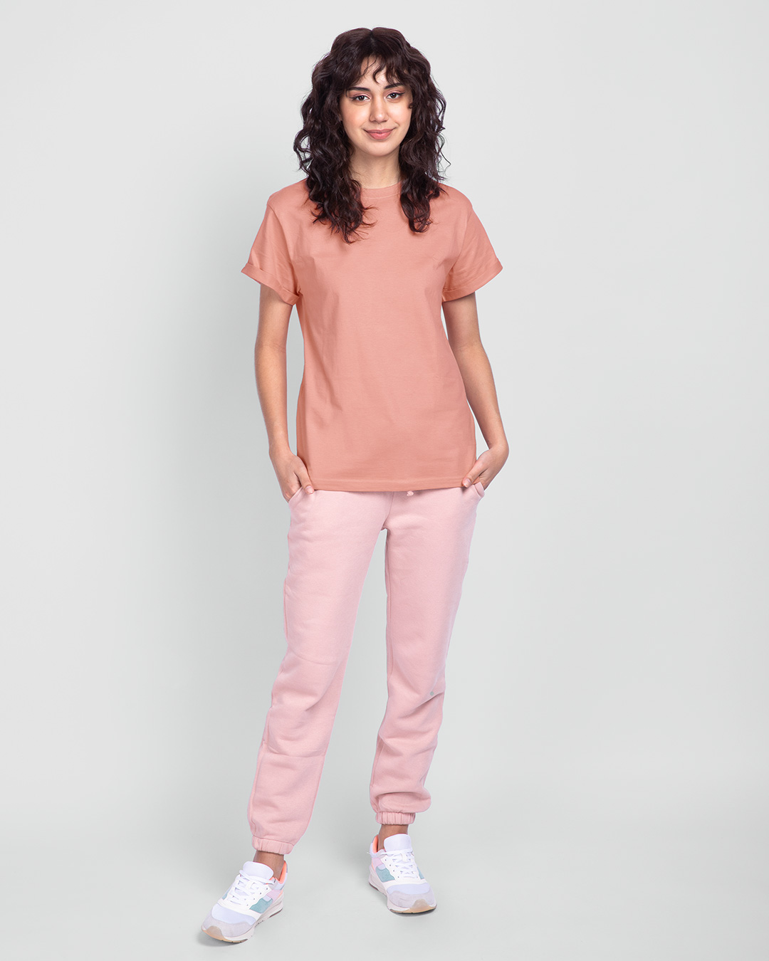 misty pink t shirt