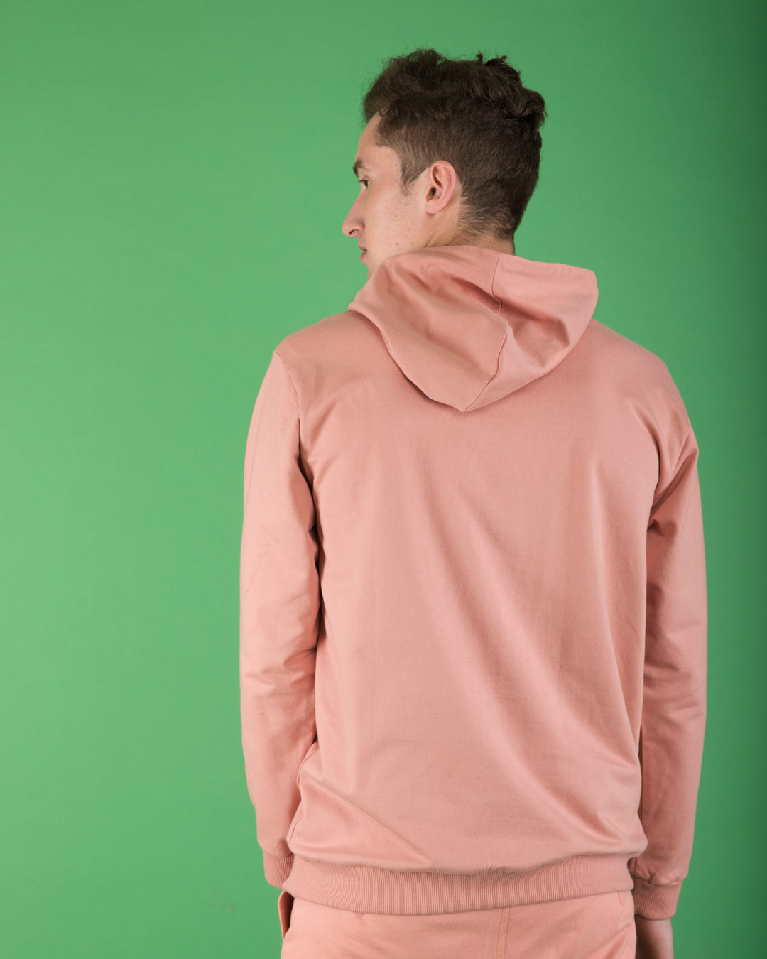 misty pink hoodie