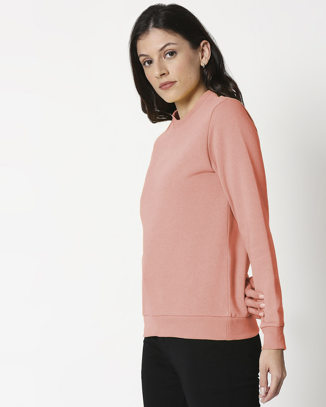 Shop Women's Misty Pink Sweater-Back