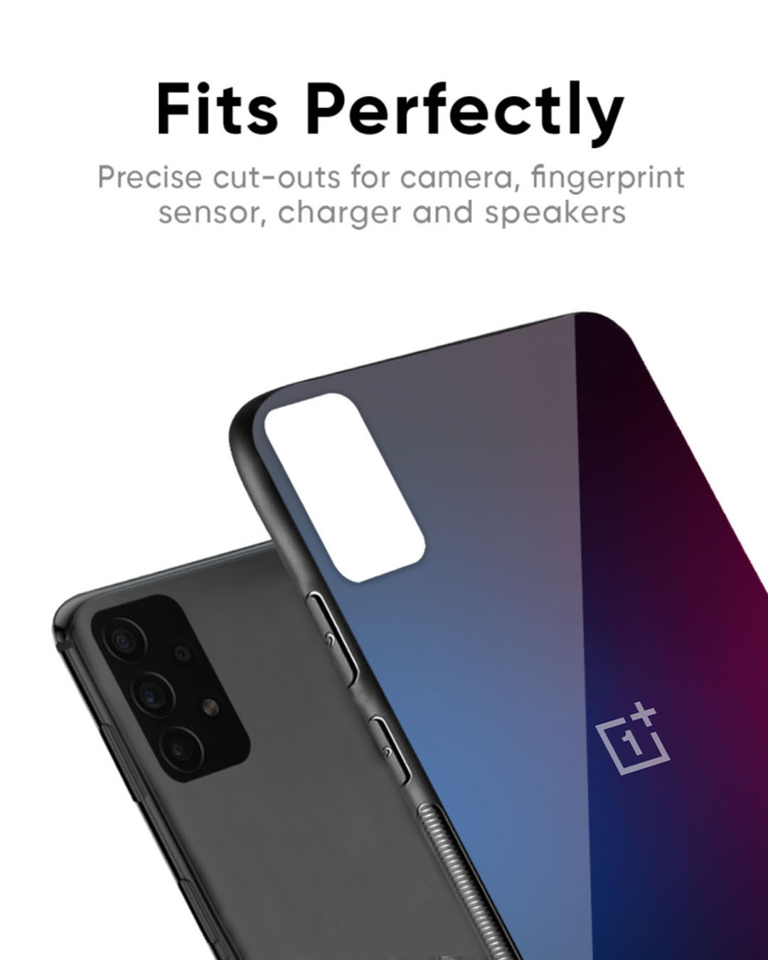 Shop Mix Gradient Shade Premium Glass Case For OnePlus 9 Pro(Shock Proof, Scratch Resistant)-Back