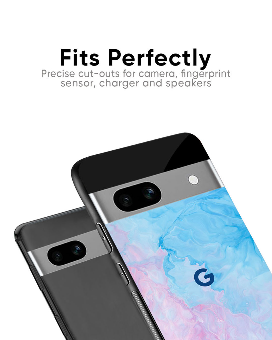 Shop Mixed Watercolor Premium Glass Case for Google Pixel 7A(Shock Proof, Scratch Resistant)-Back