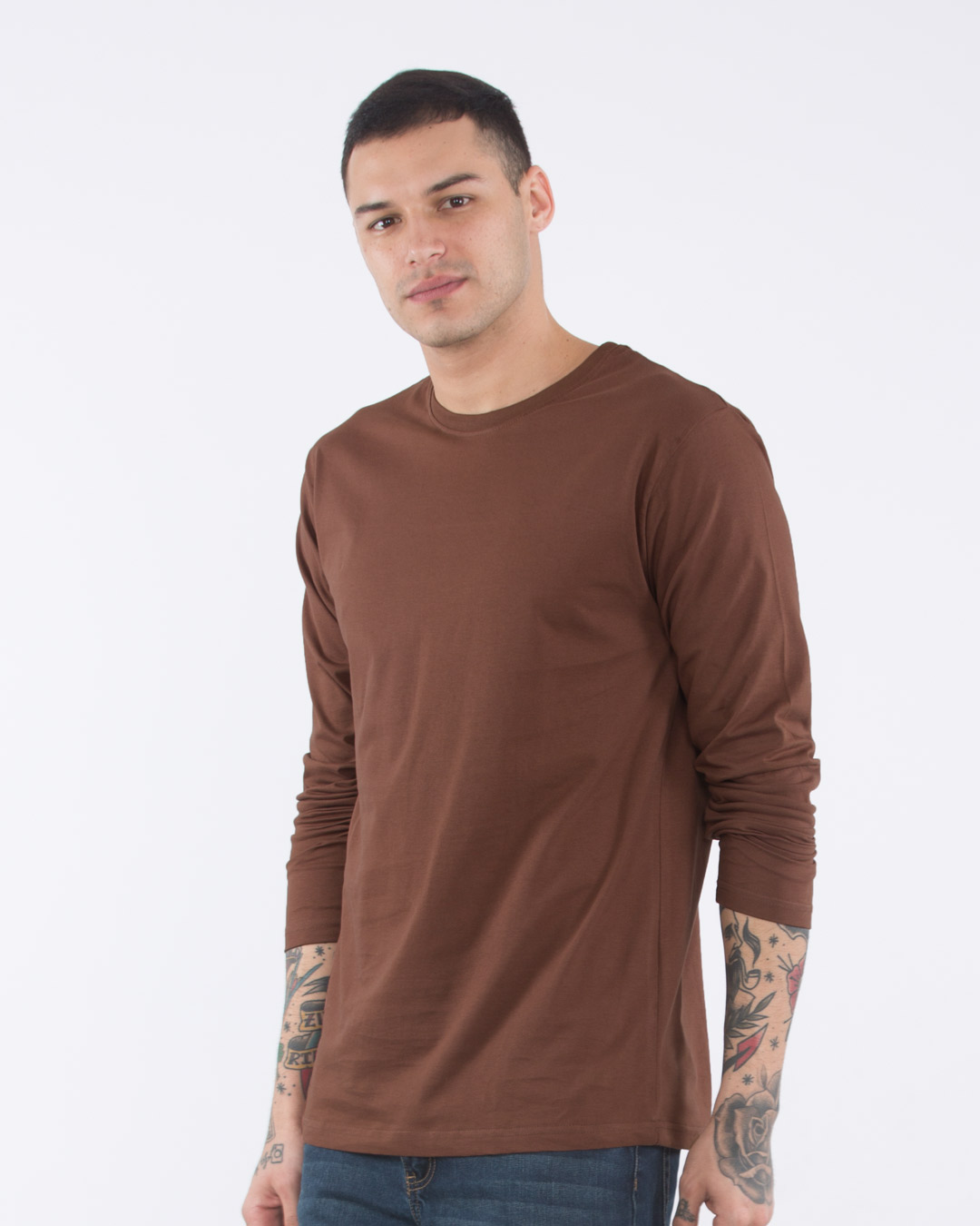 mocha brown t shirt