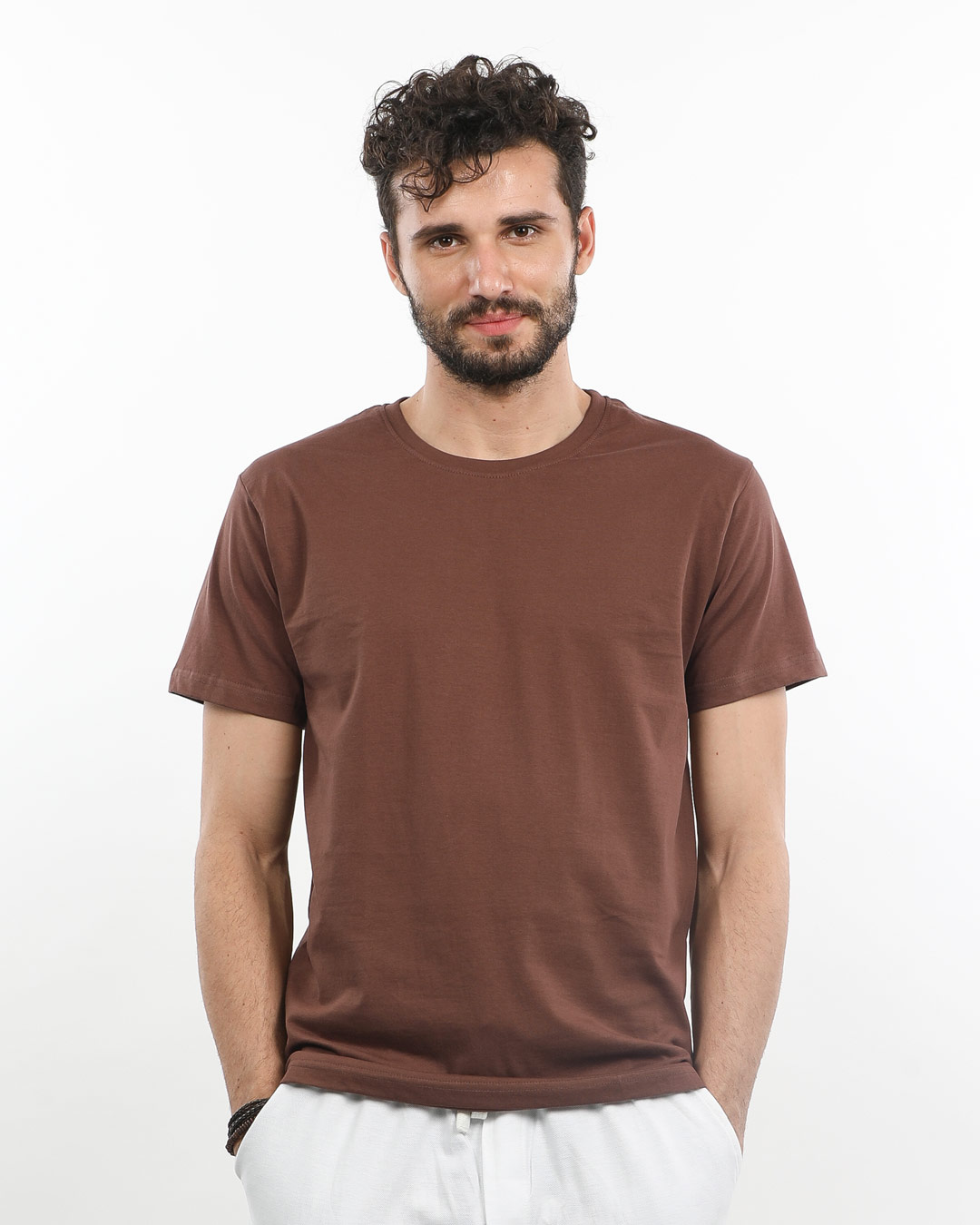 mocha brown t shirt