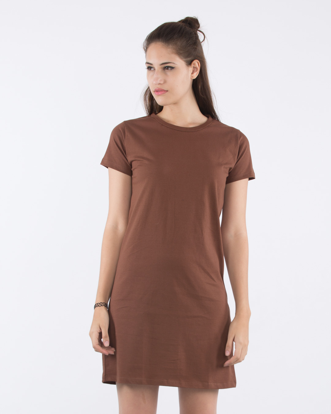 plus size khaki shirt dress