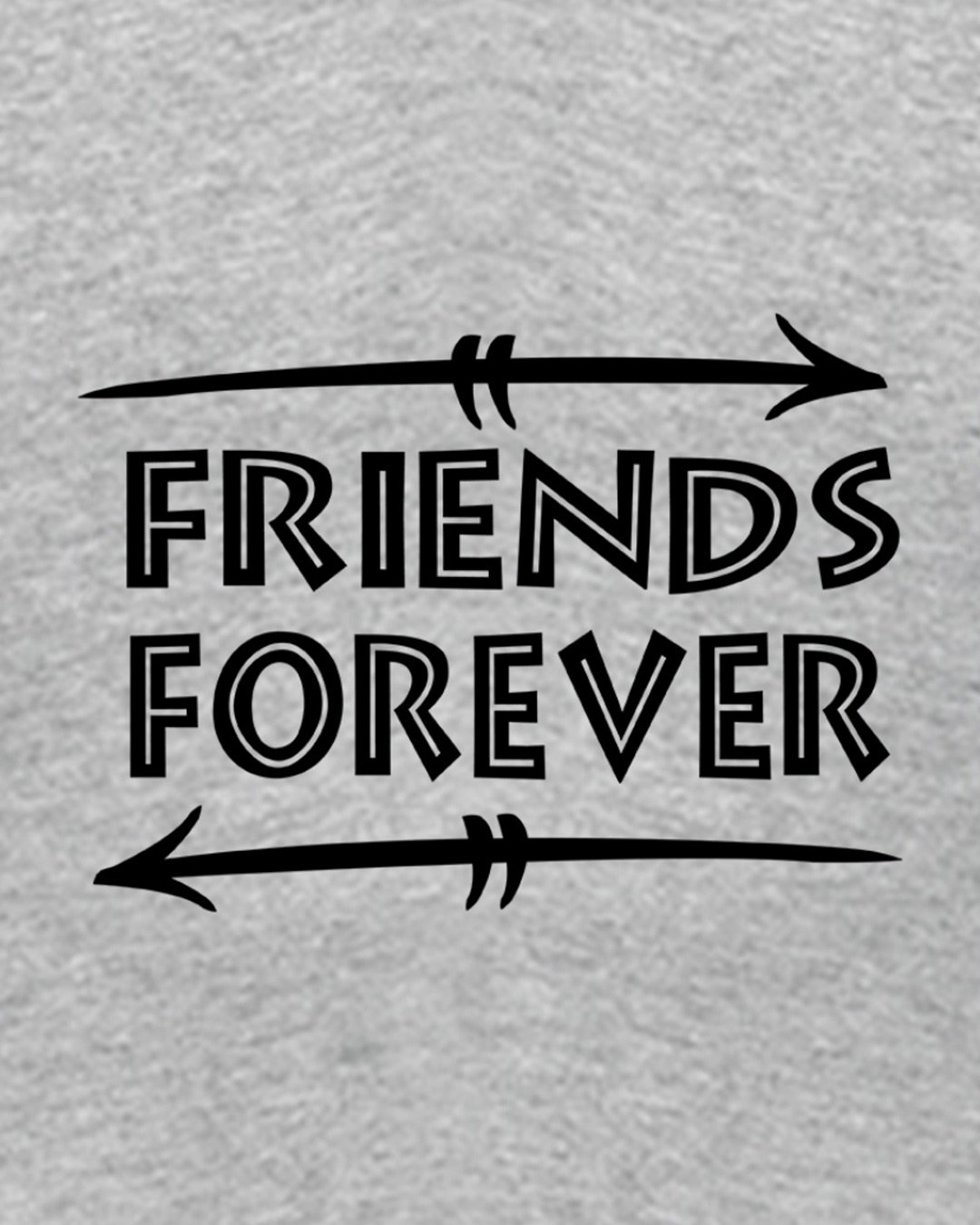 Shop Friends Forever Men Half Sleeve T Shirt-Back
