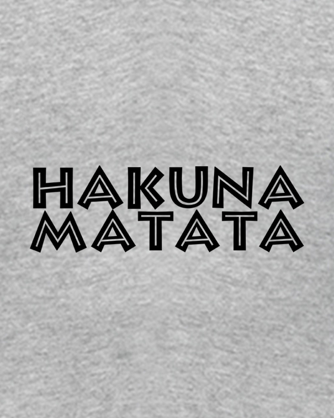Shop Hakuna Matata Men Half Sleeve T Shirt-Back