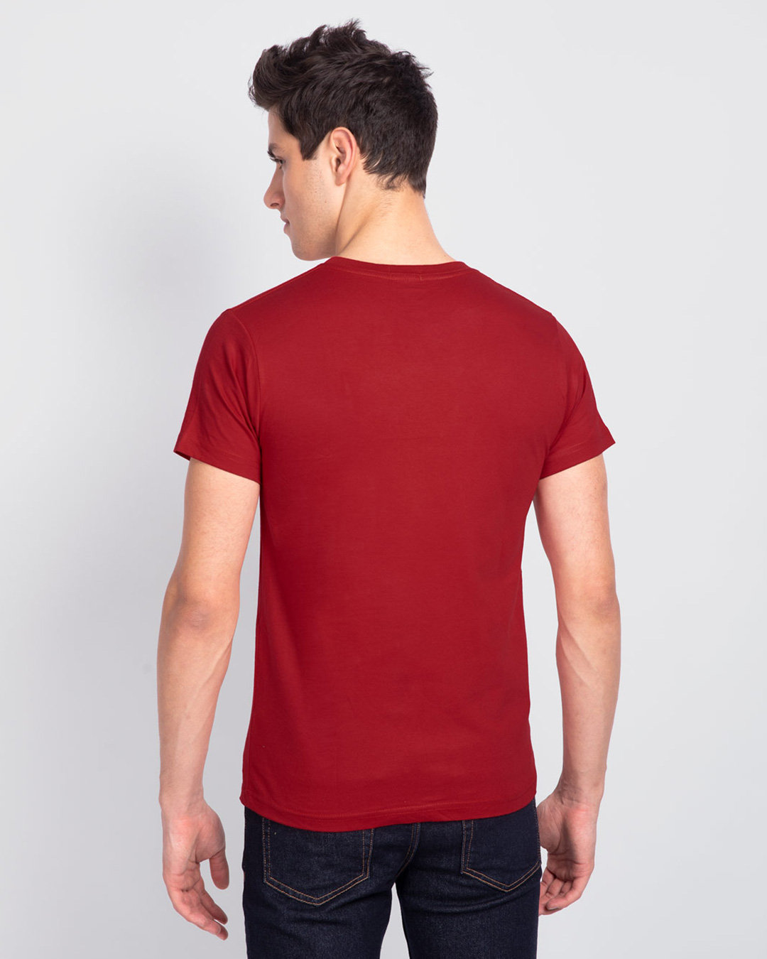 Shop Yudham Mens Half Sleeve T Shirt-Back