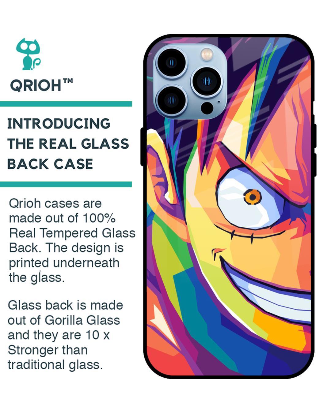 Shop Monkey Wpap Pop Art Premium Glass Case for Apple iPhone 13 Pro Max (Shock Proof,Scratch Resistant)-Back