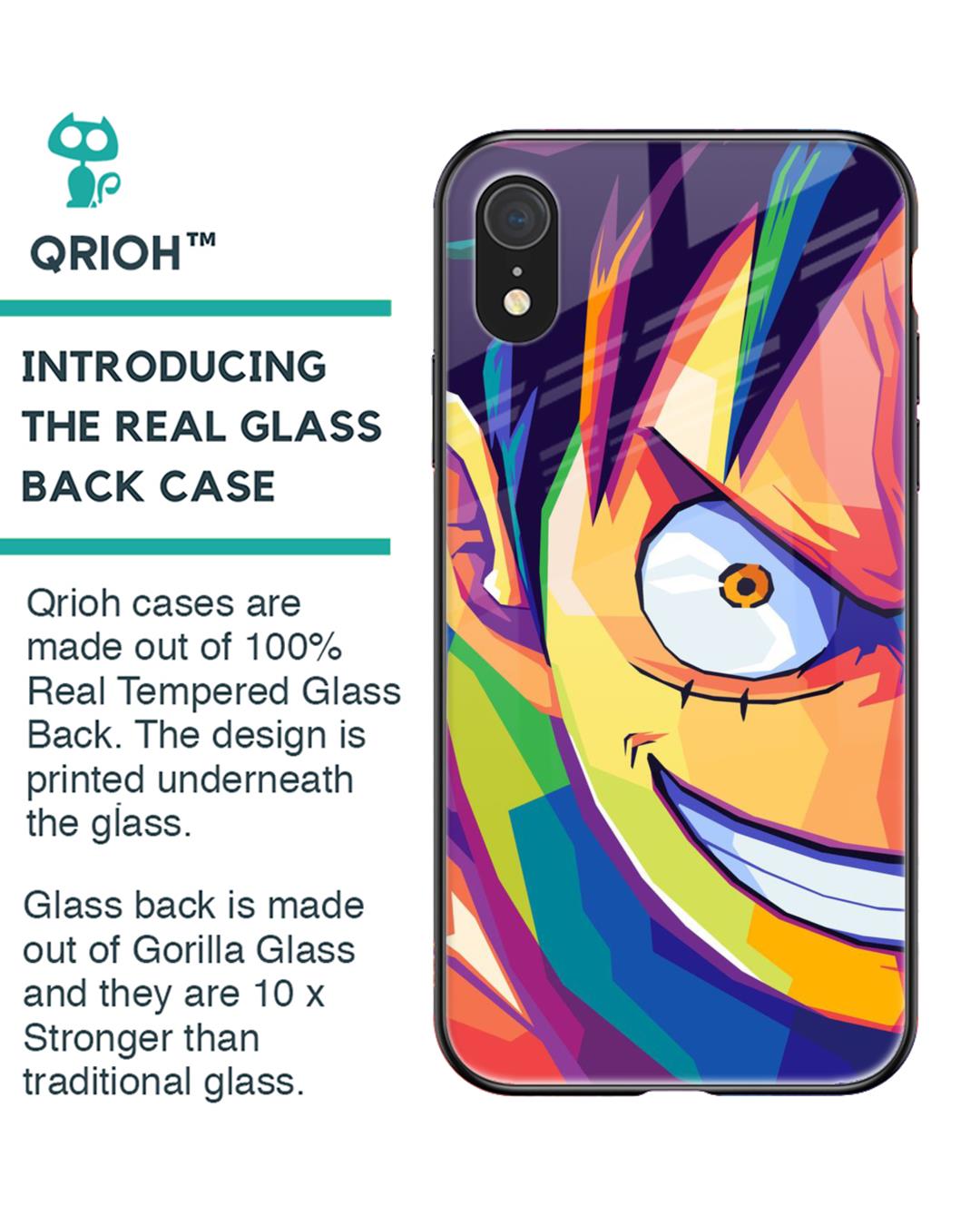 Shop Monkey Wpap Pop Art Premium Glass Case for Apple iPhone XR (Shock Proof,Scratch Resistant)-Back